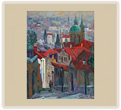 Вид на Прагу. — х.м. — 80x60 — 2013