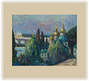 Киев. Выдубицкий монастырь. — х.м. — 40x50 — 1992