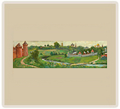 Панорама Суздаля. — х.м. — 25x75 — 1990
