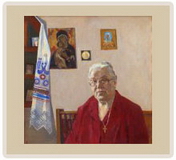 Портрет Бороздкиной О. Я. — х.м. — 70х70 — 2006