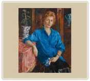 Портрет Людмилы. — х.м. — 109х65 — 1997