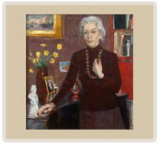 Портрет искусствоведа Нешатаевой Н. Б. — х.м. — 75х70 — 2005