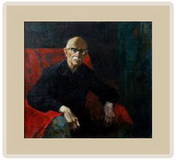 Портрет академика Урванцева Н. Н. — х.м. — 100х108 — 1984