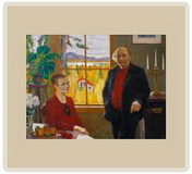 Портрет Кайсы и Юхани Ярвинен. — х.м. — 90х119 — 2007