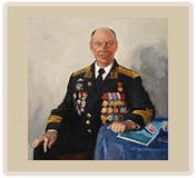 Портрет вице-адмирала Устименко Ю. Г. — х.м. — 75х72 — 2011