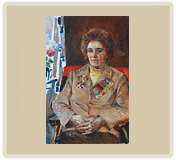 Портрет Шурыгиной М. Г. — х.м. — 60х40 — 1985